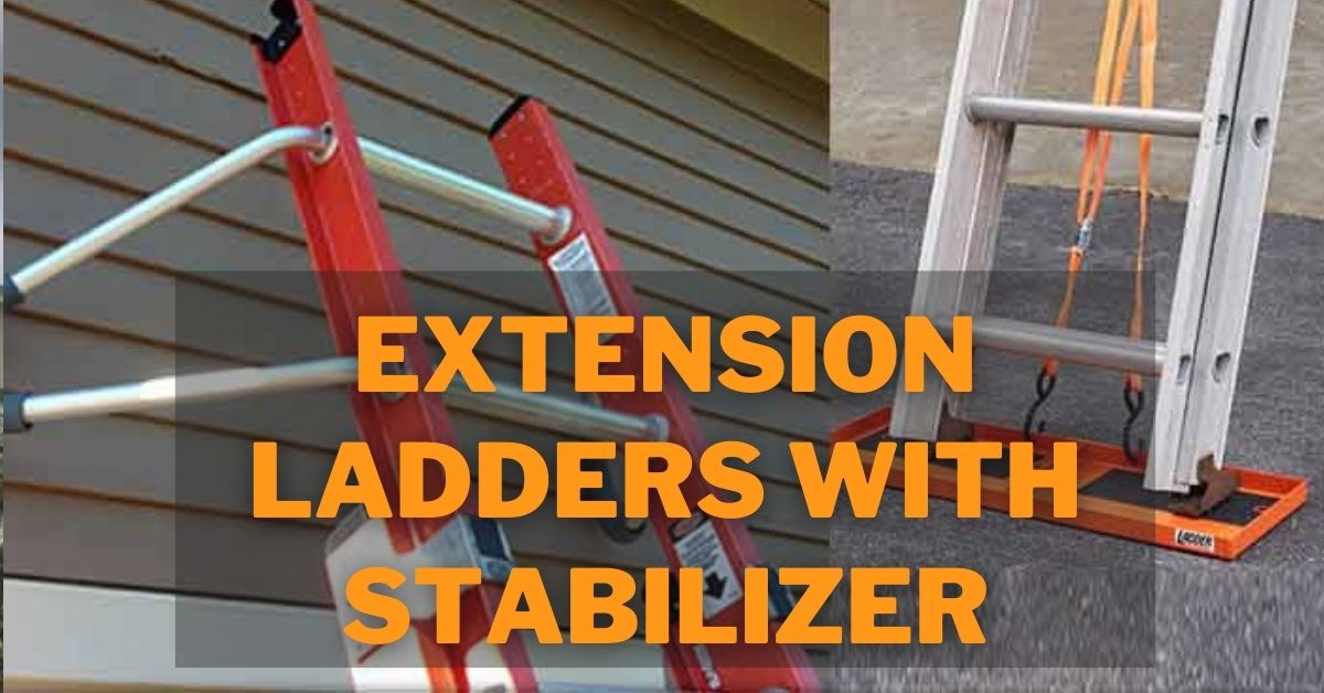 Extension Ladder With Stabilizer